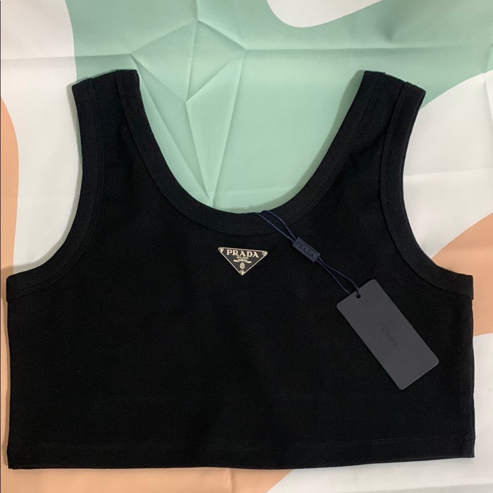 Prada Black Crop Top for Women